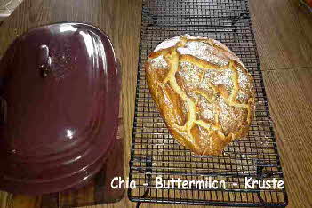 Chia-Buttermilch-Kruste Mini