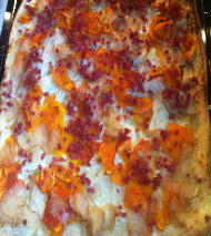 Herbstlicher Flammkuchen Herbstlicher Flammkuchen